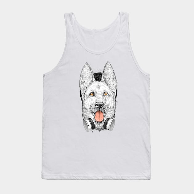 German shepherd dog Tank Top by NikKor